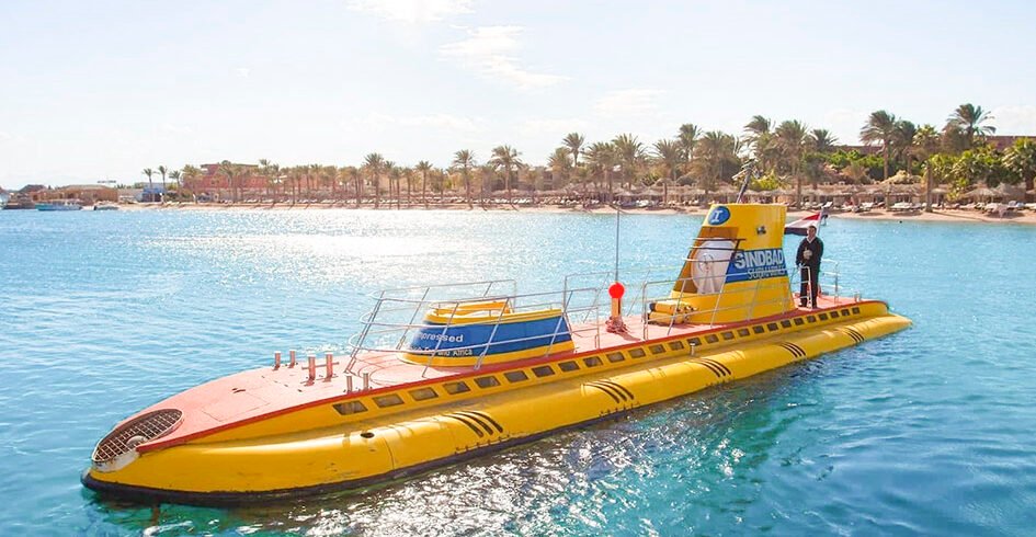 The Sindbad Submarine located in Hurghada